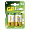 GP Super LR20 / D Alkaline Batterij 2 stuks
