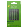 GP USB Snellader + GP ReCyko Oplaadbare AA Ni-Mh Batterijen (4 stuks, 2600 mAh)