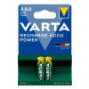 Varta Oplaadbare AAA / HR03 Ni-Mh Batterijen (2 stuks, 800 mAh)