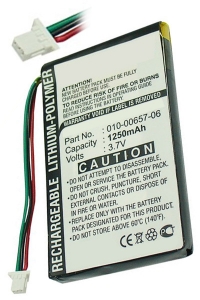 Garmin 010-00657-06 accu (1250 mAh, 123accu huismerk)  AGA00134