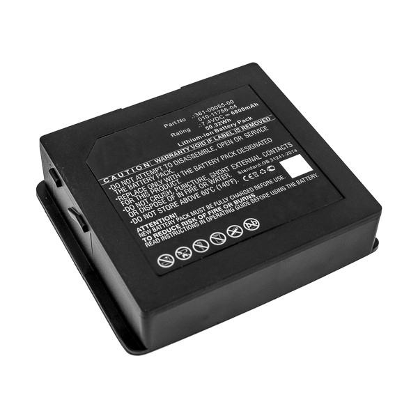 Garmin 010-11756-04 / 361-00055-00 accu (7.4 V, 6800 mAh, 123accu huismerk)  AGA00302 - 1