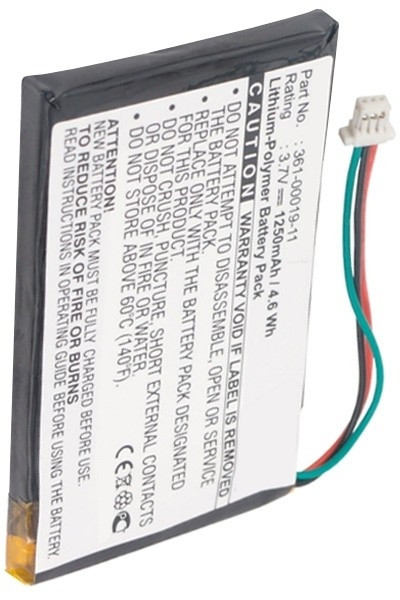 Garmin 361-00019-11 / 010-00621-10 accu (1250 mAh, 123accu huismerk)  AGA00122 - 1