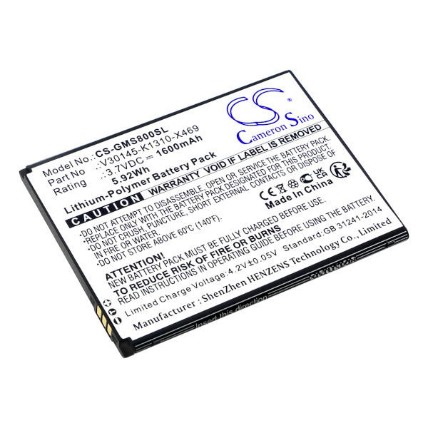 Gigaset V30145-K1310-X469 accu (1600 mAh, 123accu huismerk)  AGI00141 - 1