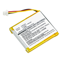 Globalsat H553438 accu (750 mAh, 123accu huismerk)  AGL00009