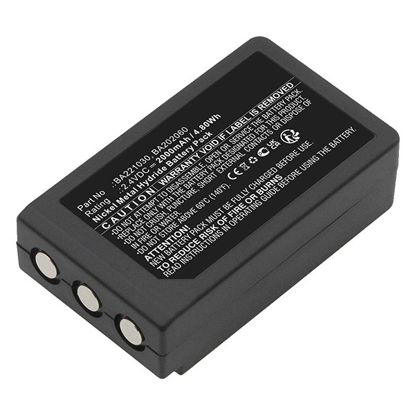 HBC BA221030 accu (2.4 V, 2000 mAh, 123accu huismerk)  AHB00012 - 1