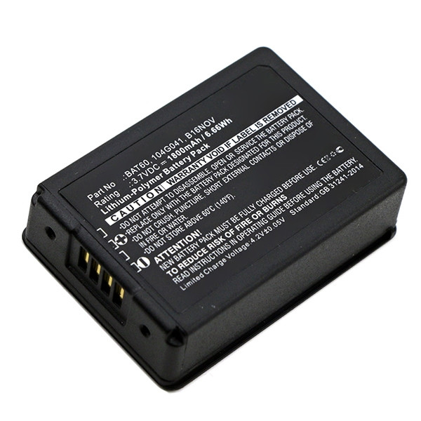 HME 16NOV / BAT60 / 104G041 accu (1800 mAh, 123accu huismerk)  AHM00009 - 1