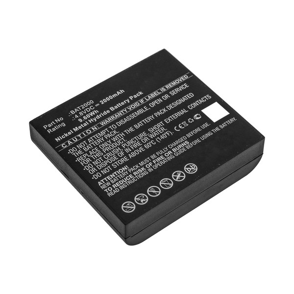 HME BAT2000 accu (4.8 V, 2000 mAh, 123accu huismerk)  AHM00011 - 1