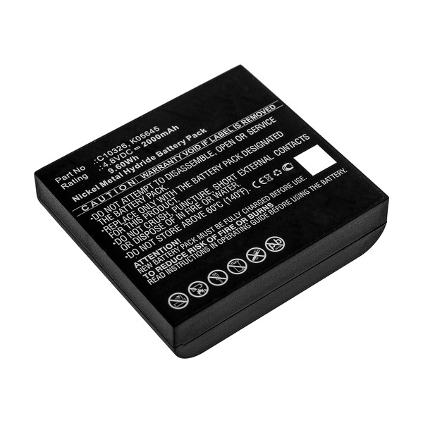 HME C10326 / K05645 accu (4.8 V, 2000 mAh, 123accu huismerk)  AHM00012 - 1