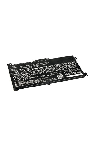 HP BK03XL / 916811-855 / HSTNN-LB7S accu (11.55 V, 3500 mAh, 123accu huismerk)  AHP00644 - 1