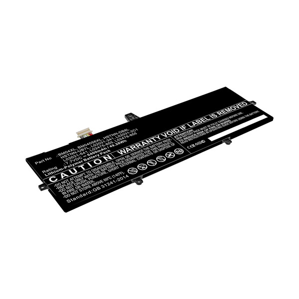 HP BM04XL / L02478-855 / HSTNN-DB8L accu (7.7 V, 6400 mAh, 123accu huismerk)  AHP00731 - 1