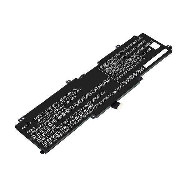 HP DG06XL / 925149-855 / HSTNN-DB8G accu (11.55 V, 5100 mAh, 123accu huismerk)  AHP00703 - 1