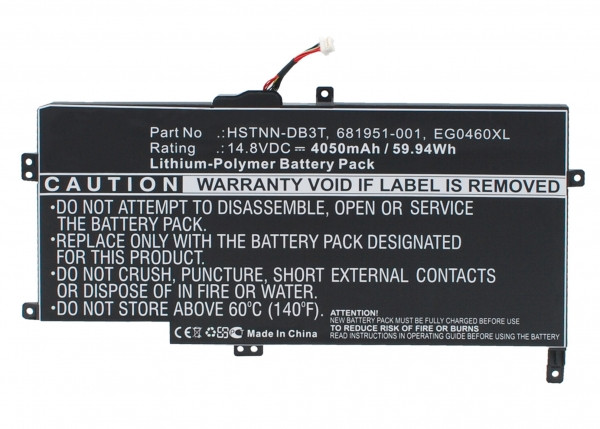 HP EG04XL / 681951-001 / HSTNN-DB3T accu (14.8 V, 4050 mAh, 123accu huismerk)  AHP00270 - 1