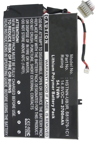 HP EL04XL / 681949-001 / HSTNN-IB3R accu (14.8 V, 2700 mAh, 123accu huismerk)  AHP00247 - 1