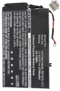 HP EL04XL / 681949-001 / HSTNN-IB3R accu (14.8 V, 2700 mAh, 123accu huismerk)  AHP00247