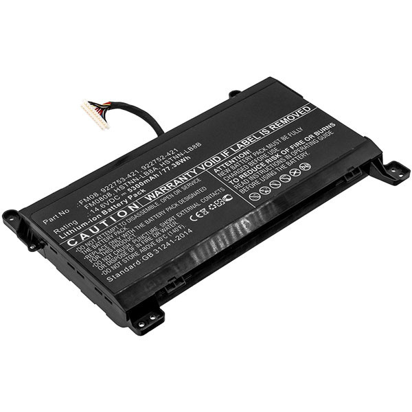 HP FM08 / 922752-421 / HSTNN-LB8A accu (14.6 V, 4400 mAh, 123accu huismerk)  AHP00706 - 1