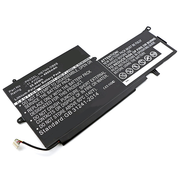 HP PK03XL / 789116-005 / HSTNN-DB6S accu (11.4 V, 4900 mAh, 123accu huismerk)  AHP00509 - 1