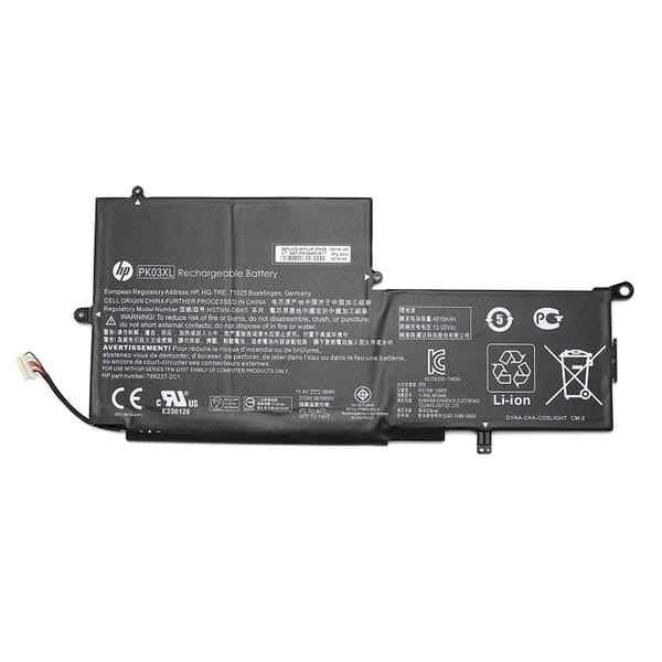 HP PK03XL / 789116-005 / HSTNN-DB6S accu (11.4 V, 4960 mAh, origineel)  AHP00682 - 1