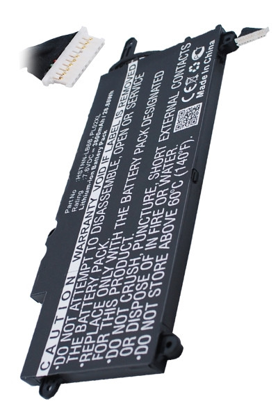 HP PL02XL / 751681-421 / HSTNN-LB6B accu (7.6 V, 3800 mAh, 123accu huismerk)  AHP00258 - 1