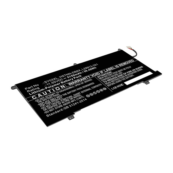 HP SY03XL / L29959-005 / HSTNN-DB8X accu (11.55 V, 5150 mAh, 123accu huismerk)  AHP00740 - 1