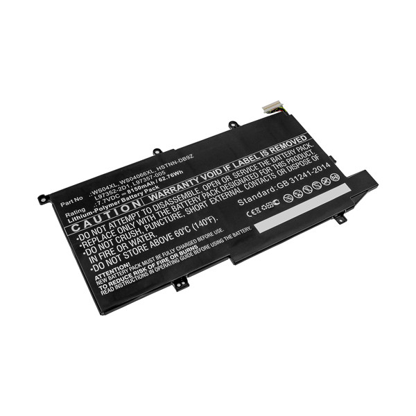 HP WS04XL / L97357-005 / HSTNN-DB9Z accu (7.7 V, 8150 mAh, 123accu huismerk)  AHP00763 - 1