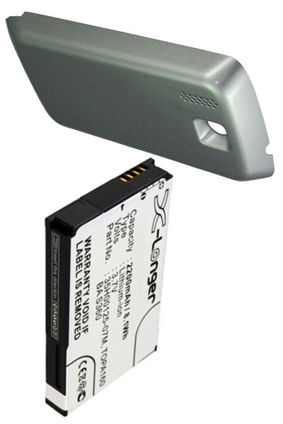 HTC BA S360 / 35H00125-07M / TOPA160 accu (2200 mAh, 123accu huismerk)  AHT00152 - 1