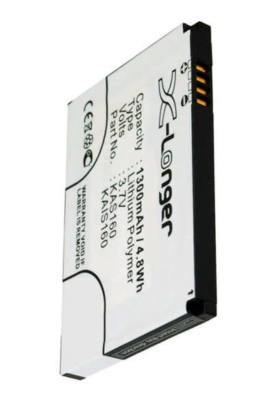 HTC KAIS160 / 35H00088-00M / 35H00086-00M accu (1300 mAh, 123accu huismerk)  AHT00034 - 1