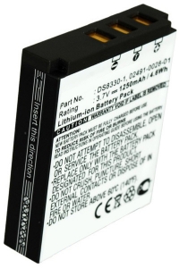 Hitachi 02491-0028-01 / DS8330-1 accu (1250 mAh, 123accu huismerk)  AHI00002