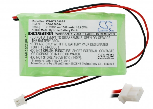 Honeywell 300-03864-1 accu (1500 mAh, 123accu huismerk)  AHO00017 - 1