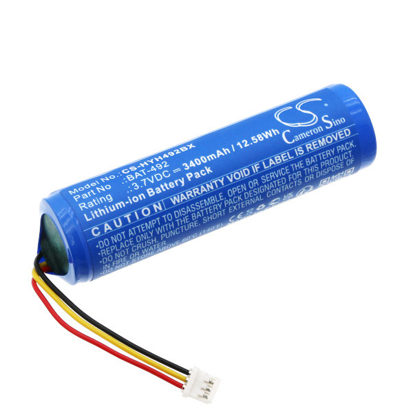 Honeywell BAT-492 / 3008-4418-001 accu (3400 mAh, 123accu huismerk)  AHO00285 - 1