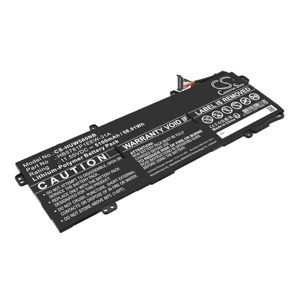 Huawei HB5781P1EEW-31A / HB5781P1EEW-31C accu (11.55 V, 5100 mAh, 123accu huismerk)  AHU00338 - 1