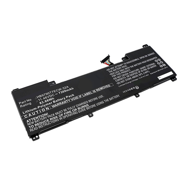 Huawei HB9790T7ECW-32A accu (11.64 V, 7300 mAh, 123accu huismerk)  AHU00343 - 1