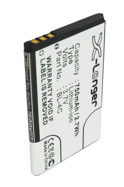 Hyundai BK-4C / BL-4C / BP-121 accu (750 mAh, 123accu huismerk)  AHY00018 - 1