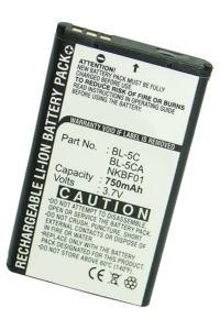 Hyundai BL-5C / BL-5CA / NKBF01 accu (750 mAh, 123accu huismerk)  AHY00004