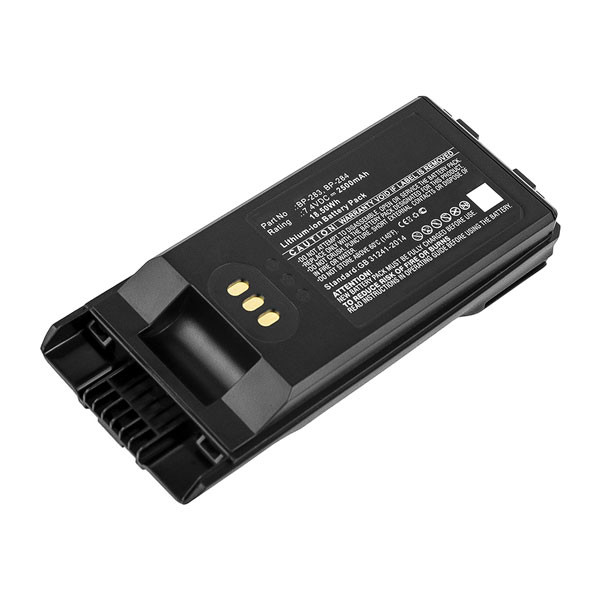 Icom BP-283 / BP-284 accu (7.4 V, 2500 mAh, 123accu huismerk)  AIC00041 - 1