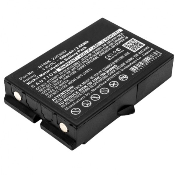 Ikusi BT06K / 2303692 accu (4.8 V, 600 mAh, 123accu huismerk)  AIK00003 - 1