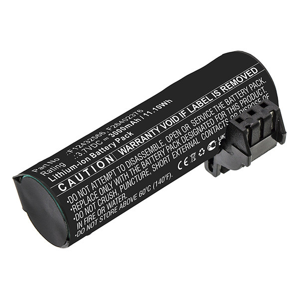 Ingenico F12432566 / F26402376 accu (3.7 V, 3000 mAh, 123accu huismerk)  AIN00250 - 1