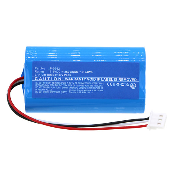 Int Raster P-0262 accu (7.4 V, 2600 mAh, 123accu huismerk)  AIN00268 - 2