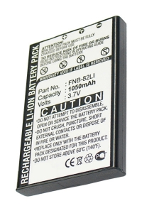 Intek FNB-82LI accu (1050 mAh, 123accu huismerk)  AIN00239