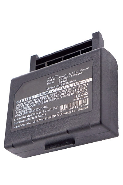 Intermec 074201-004 / 074201 accu (3.7 V, 1800 mAh, 123accu huismerk)  AIN00085 - 1