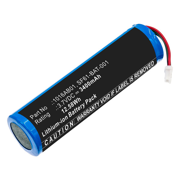 Intermec 1016AB01 / 8507600090 / SF61-BAT-001 accu (3400 mAh, 123accu huismerk)  AIN00244 - 1