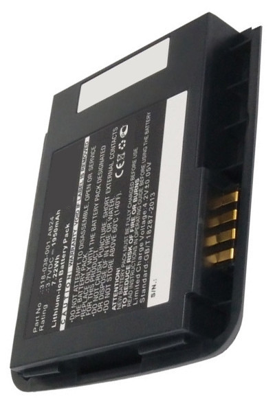 Intermec 318-038-001 / AB24 accu (3.7V, 1950 mAh, 123accu huismerk)  AIN00019 - 1