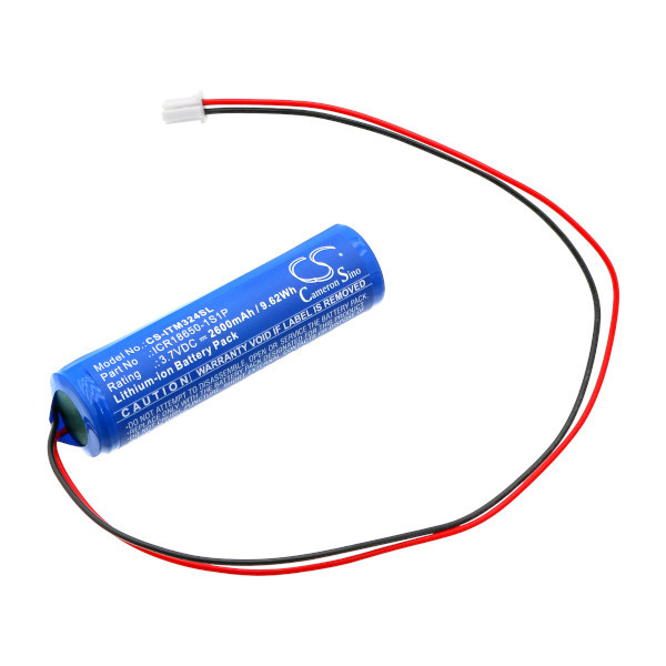 Internorm ICR18650-1S1P accu (2600 mAh, 123accu huismerk)  AIN00274 - 1