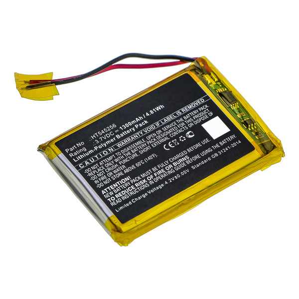 Izzo HT545256 accu (3.7 V, 1300 mAh, 123accu huismerk)  AIZ00005 - 1