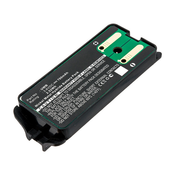 JAY UWB accu (700 mAh, 123accu huismerk)  AJA00052 - 1