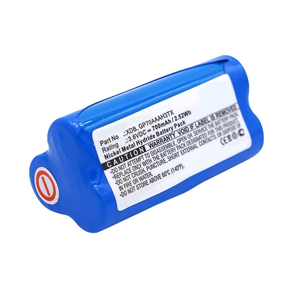 JAY XDB / GP70AAAH3TX accu (700 mAh, 123accu huismerk)  AJA00042 - 1