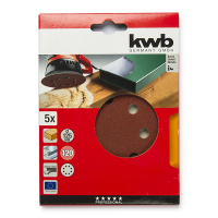 KWB Schuurschijf K120 Ø 125mm (5 vels, KWB)  ANB03242