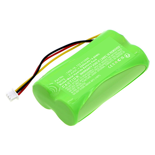 Kaba 132-512886 accu (2.4 V, 2000 mAh, 123accu huismerk)  AKA00085 - 1