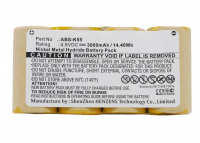 Karcher ABS-K55 / 66541180 accu (3000 mAh, 123accu huismerk)  AKA00074