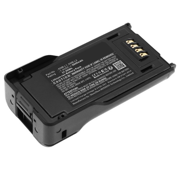 Kenwood KNB-L3 accu (7.4 V, 5000 mAh, 123accu huismerk)  AKE00055 - 1