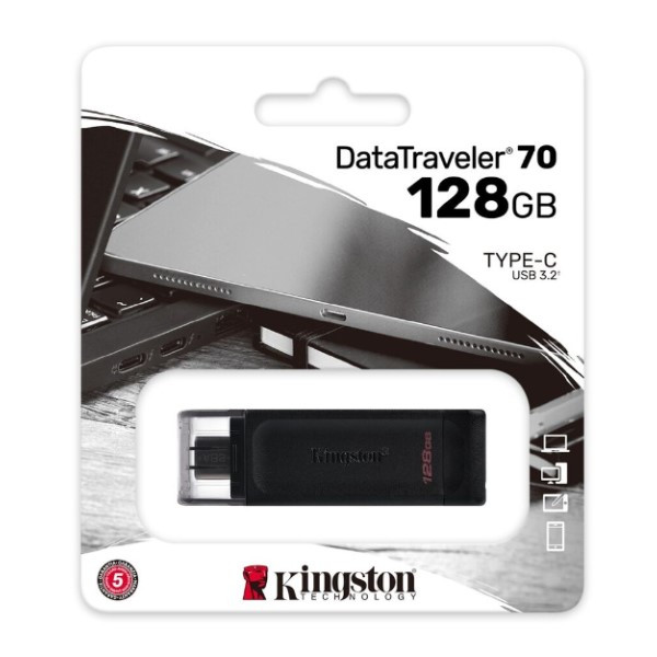 Kingston Data Traveler 70 USB-C 3.2 Gen 1 stick 128GB  AKI00107 - 2